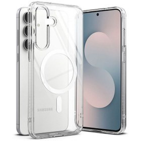 قاب مگ سیف فعال شفاف سامسونگ Galaxy S25 FE