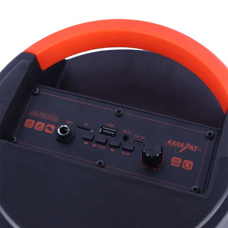 اسپیکر بلوتوثی ایکس بیس ABS-8208 + میکروفون و ریموت کنترل